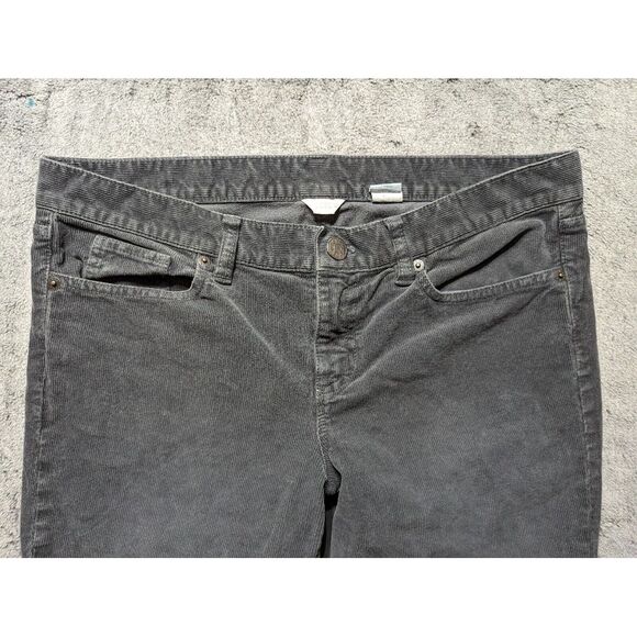 J. Crew Tapered Leg Corduroy Pants Women's Size 31 Gray - Picture 3 of 11